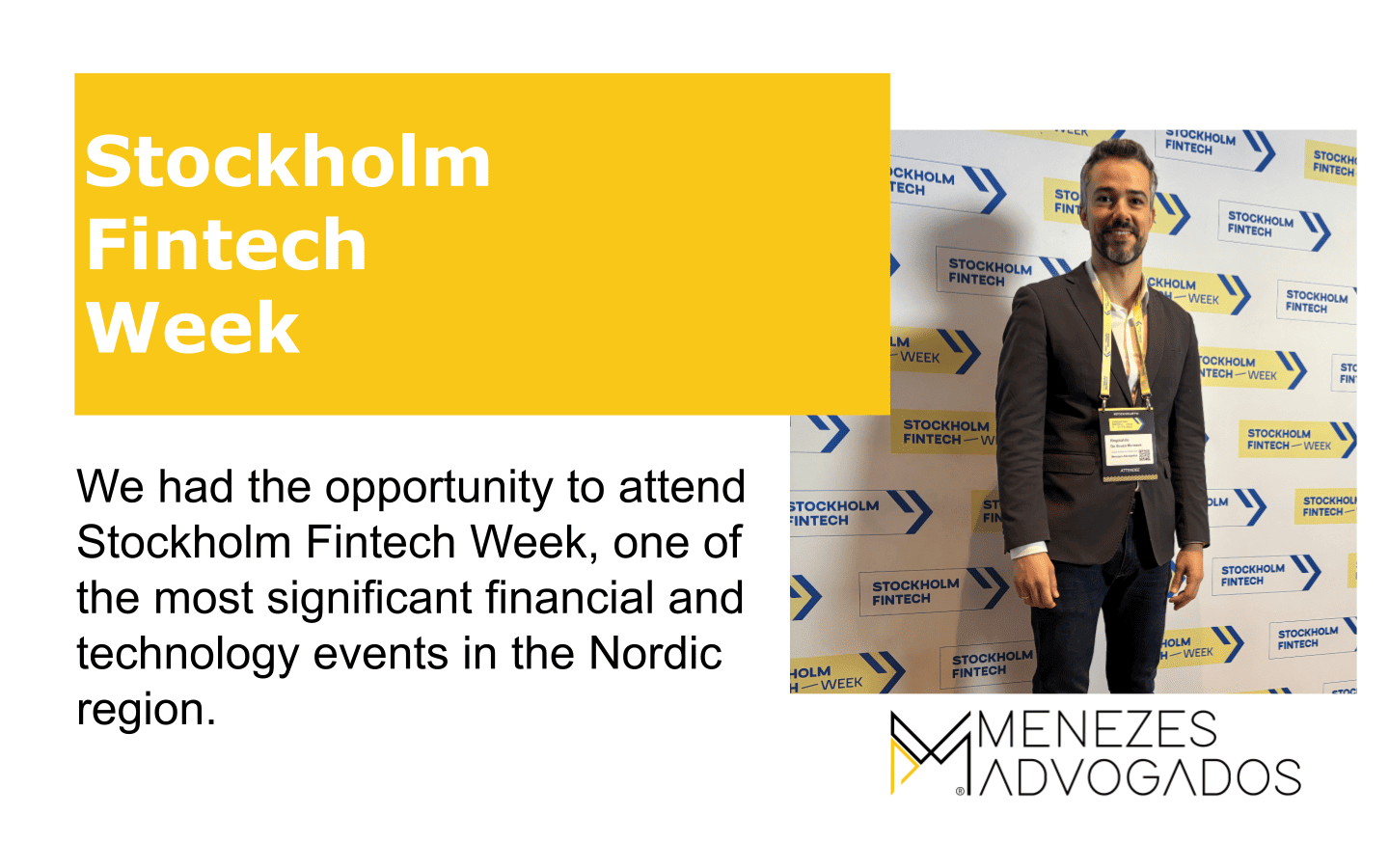 Stockholm Fintech Week: Innovation, Compliance, and the Importance of Specialised Legal Support